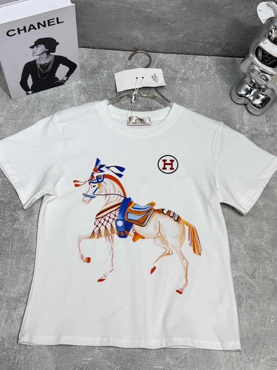 футболка hermes,футболка,футболки женская,футболка с принтом,брендовые футболки