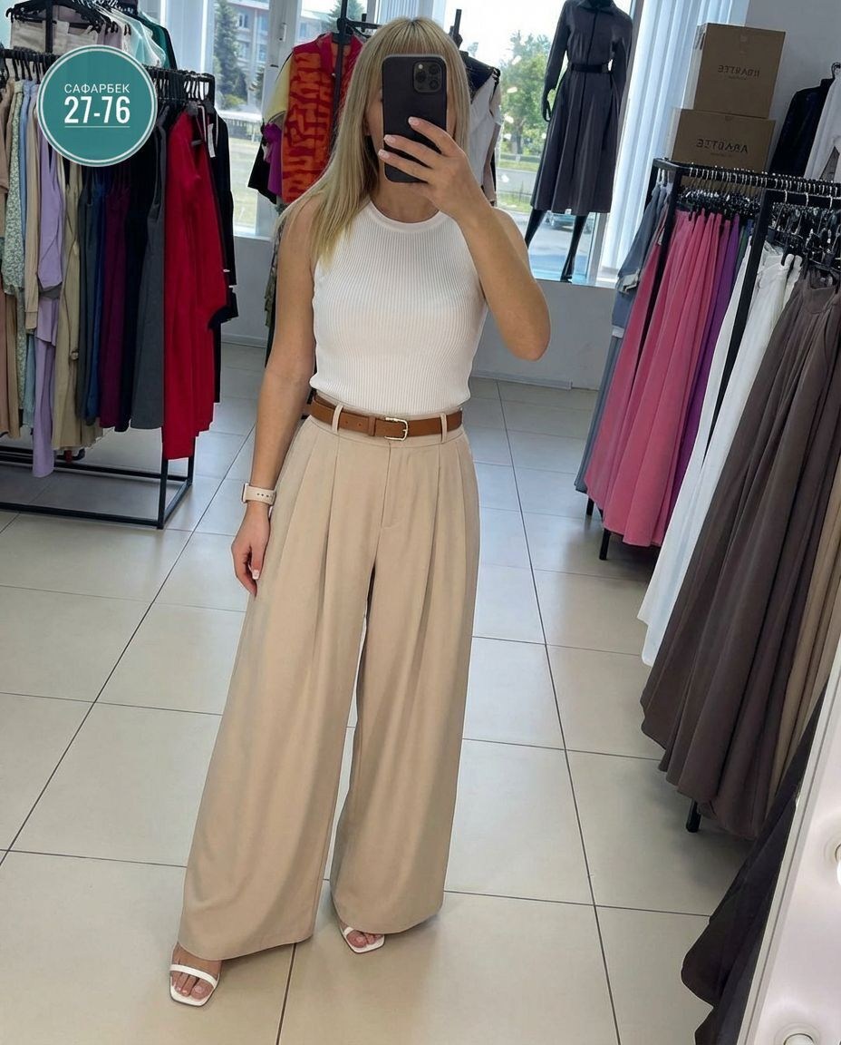 брюки палаццо классические ns dream,брюки-юбка женские,юбка стильная,юбка-брюки,брюки палаццо
