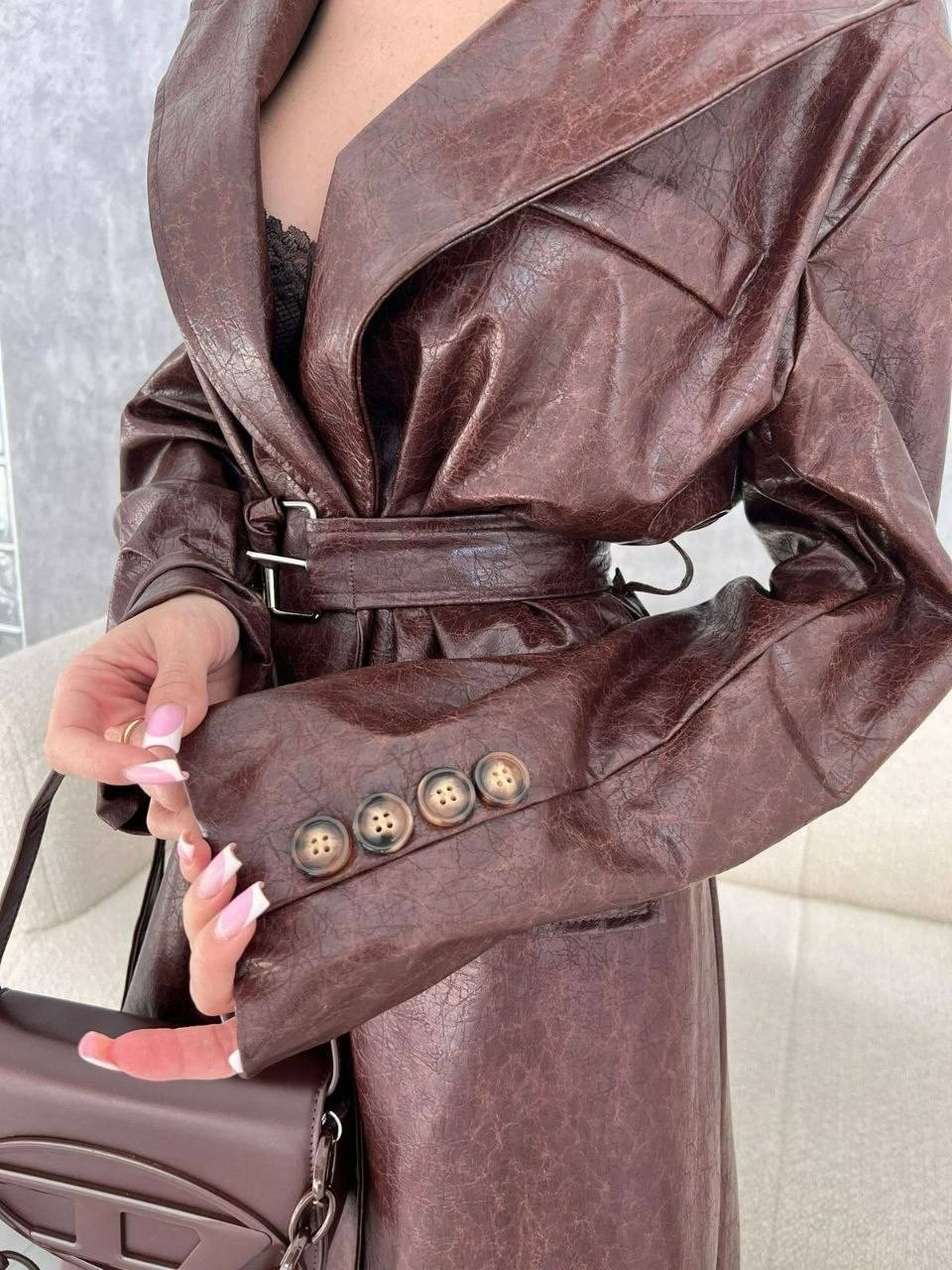 кожаный плащ,кожаный плащ тренч длинный,тренч плащ кожаный длинный simile instyle 332809250,тренч кожаный плащ,кожаный тренч