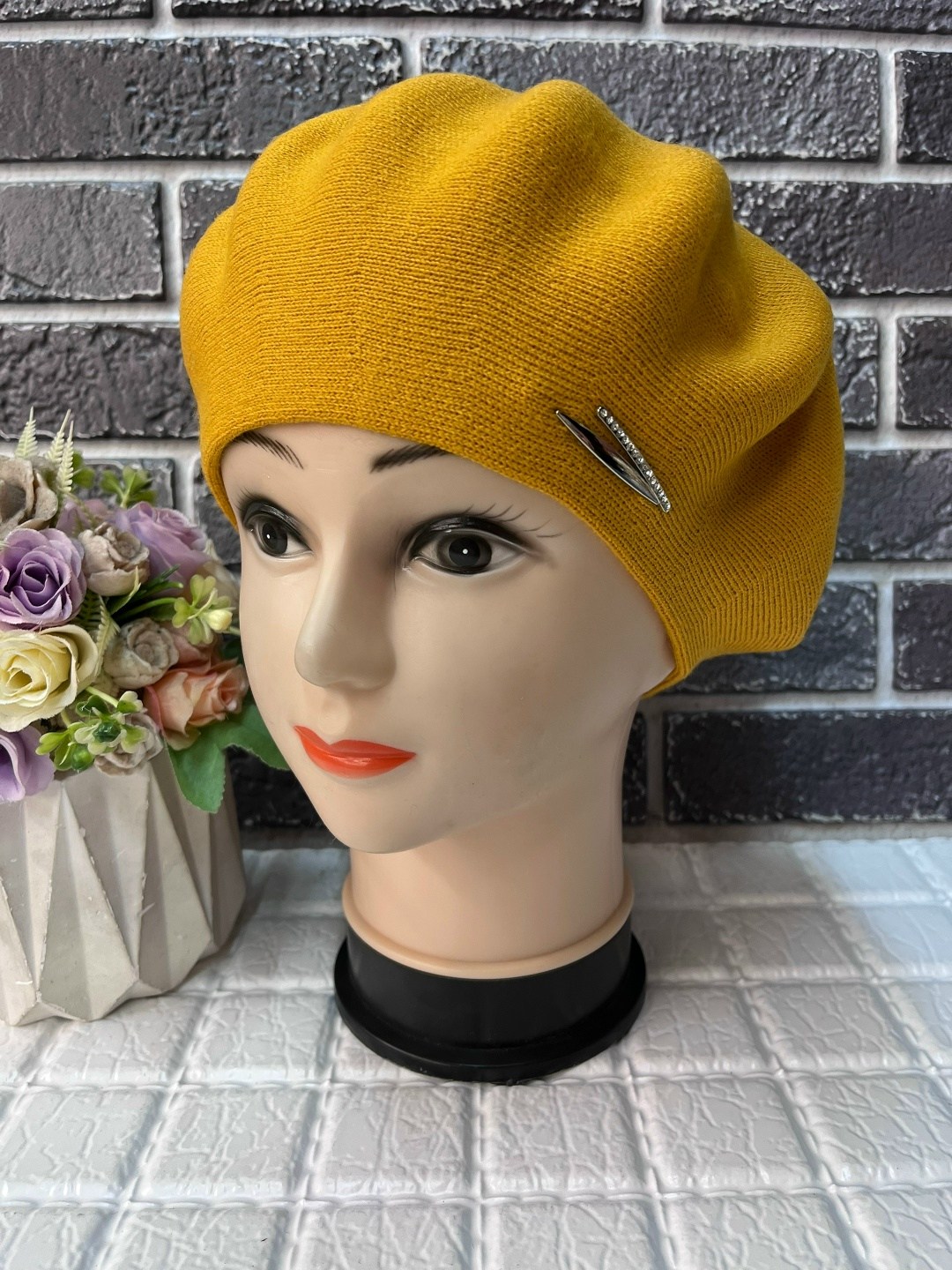 женский берет,берет, береты женские,женская шапка,берет двойной