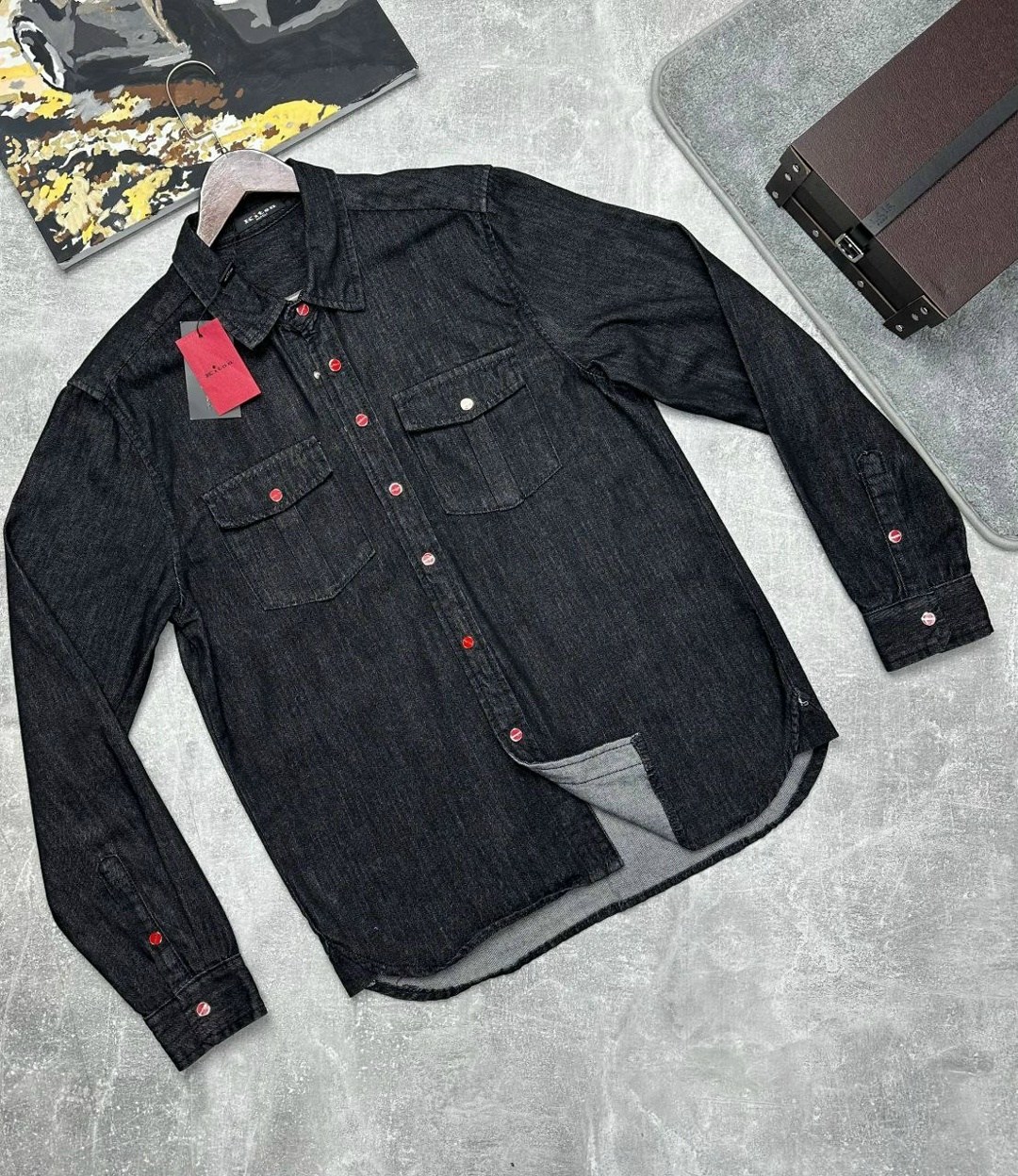 рубашка мужская джинсовая,рубашка джинсовая,черная джинсовая рубашка мужская,джинсовая куртка,рубашка