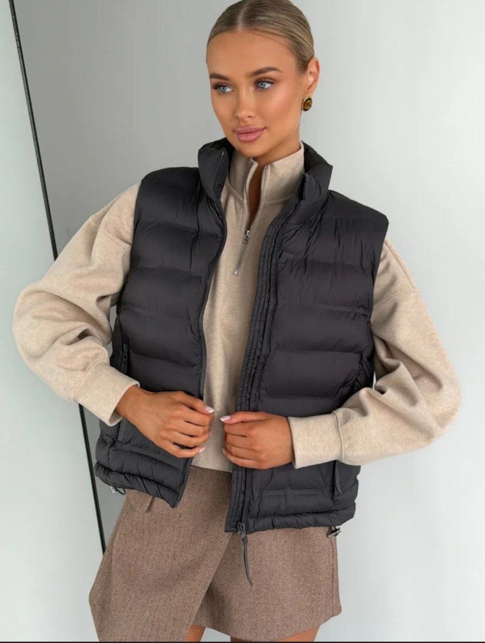 женская жилетка,жилет,жилет женский,демисезонный жилет,жилетка женская теплая