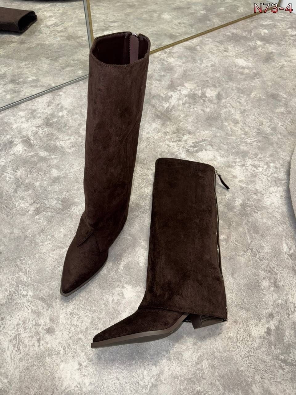 замшевые сапоги,сапоги,женские сапоги,коричневые сапоги,дизайнерские женские сапоги до колена с острым носком