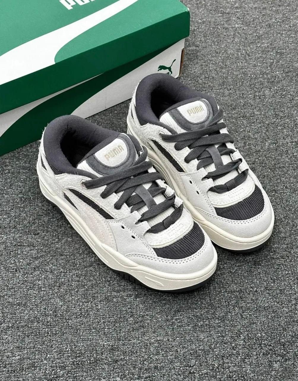 кроссовки puma,кроссовки puma 180,puma 180 низкие кроссовки со,кроссовки puma copduroy 'cream black',дутые кроссовки puma