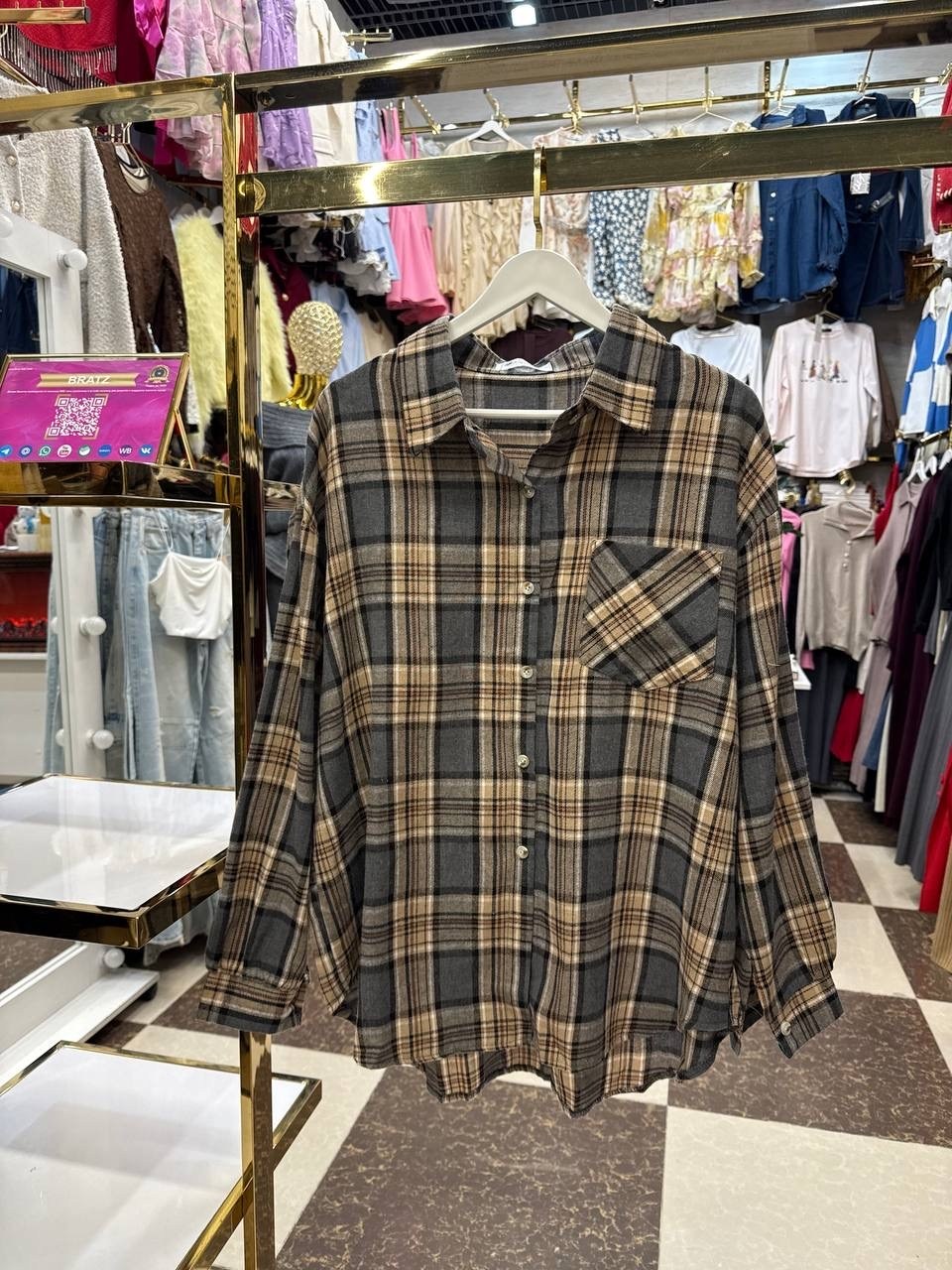 рубашка оверсайз в клетку удлиненная,рубашка pull&bear в клетку оверсайз,мода стиль,рубашка оверсайз в клетку