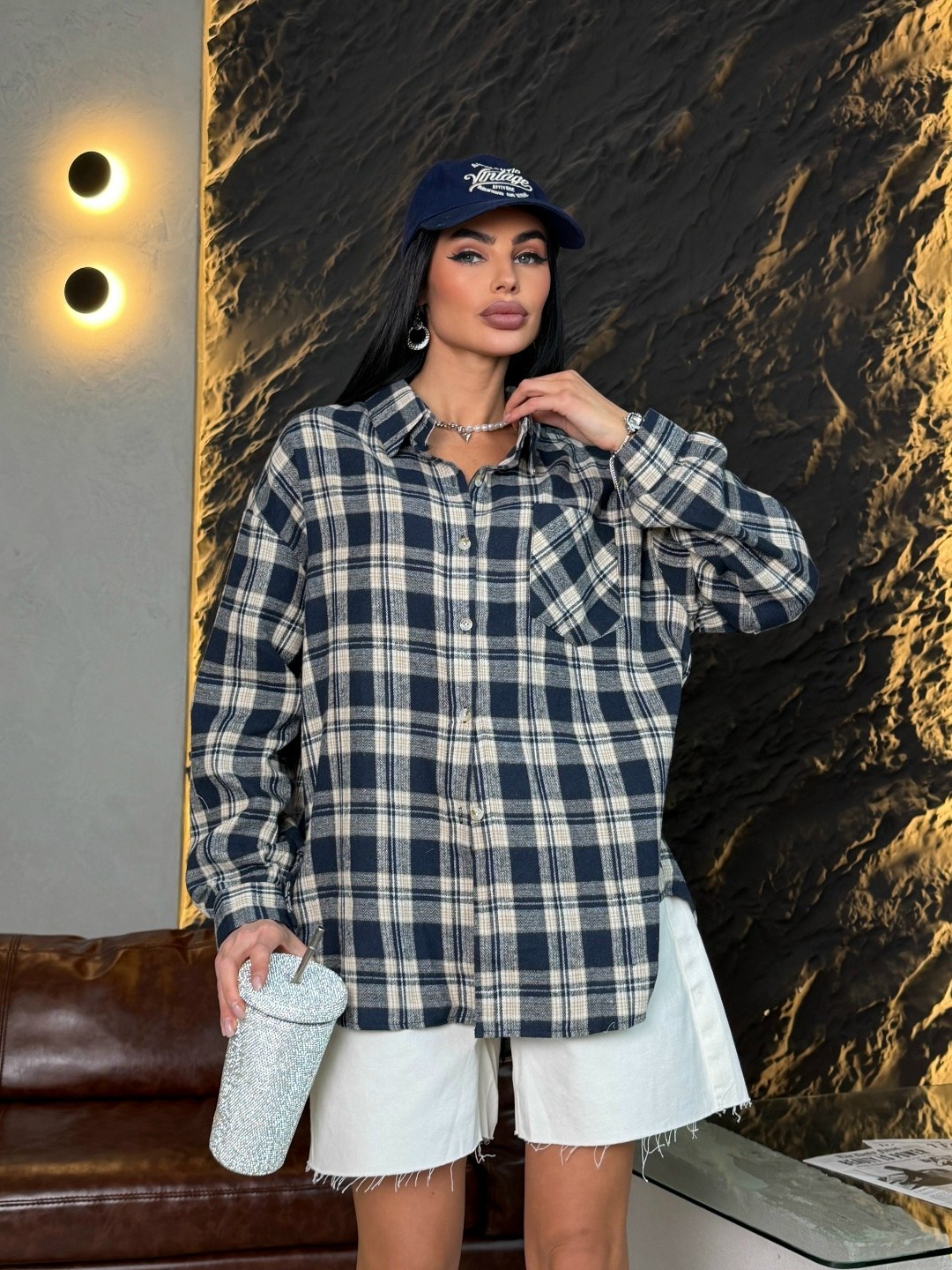 женская рубашка в клетку оверсайз,женская рубашка oversize в клетку,рубашка в клетку женская,рубашка в клетку оверсайз badishka,рубашка оверсайз клетка