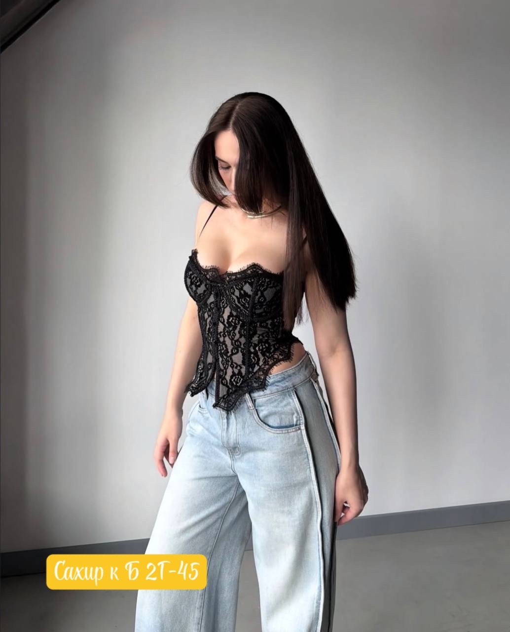 корсет женский,топ корсет джинсовый на шнуровке more love store,корсет,джинсовый корсет на шнуровке,бюстье корсет