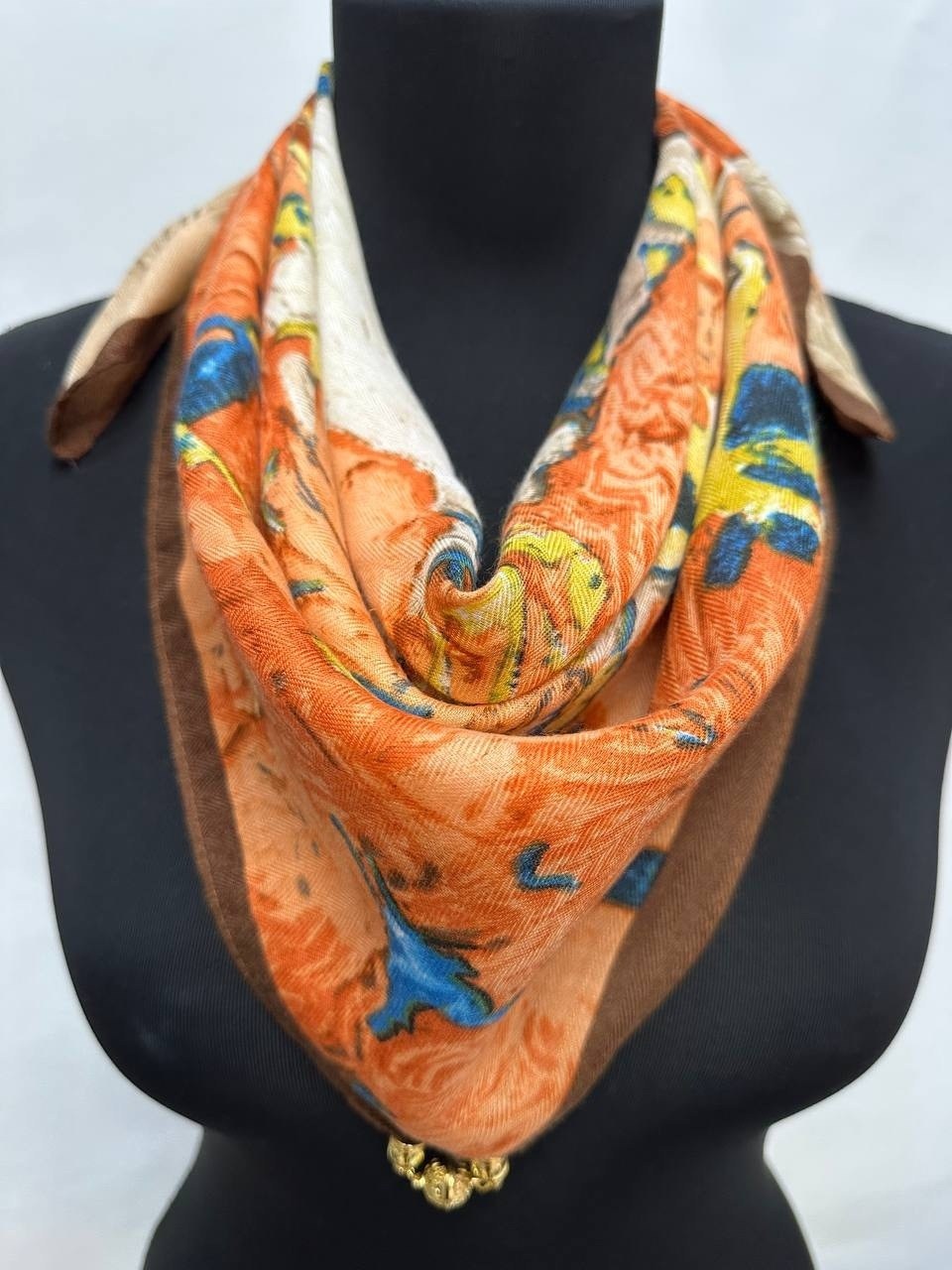 платки женские,платок женский с цветочным рисунком 100*100 см. арт. 1260068,шарфы и платки,красивый платок,платок женский с рисунком