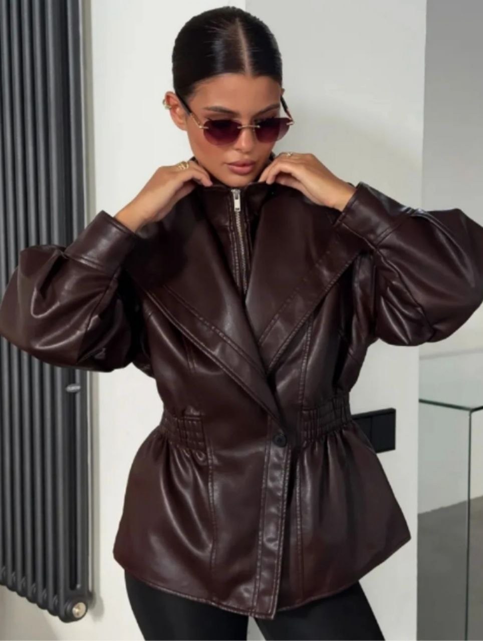 кожаная куртка,женская кожаная куртка,куртка стильная,куртка из экокожи,куртка женская демисезонная y2k кожаная