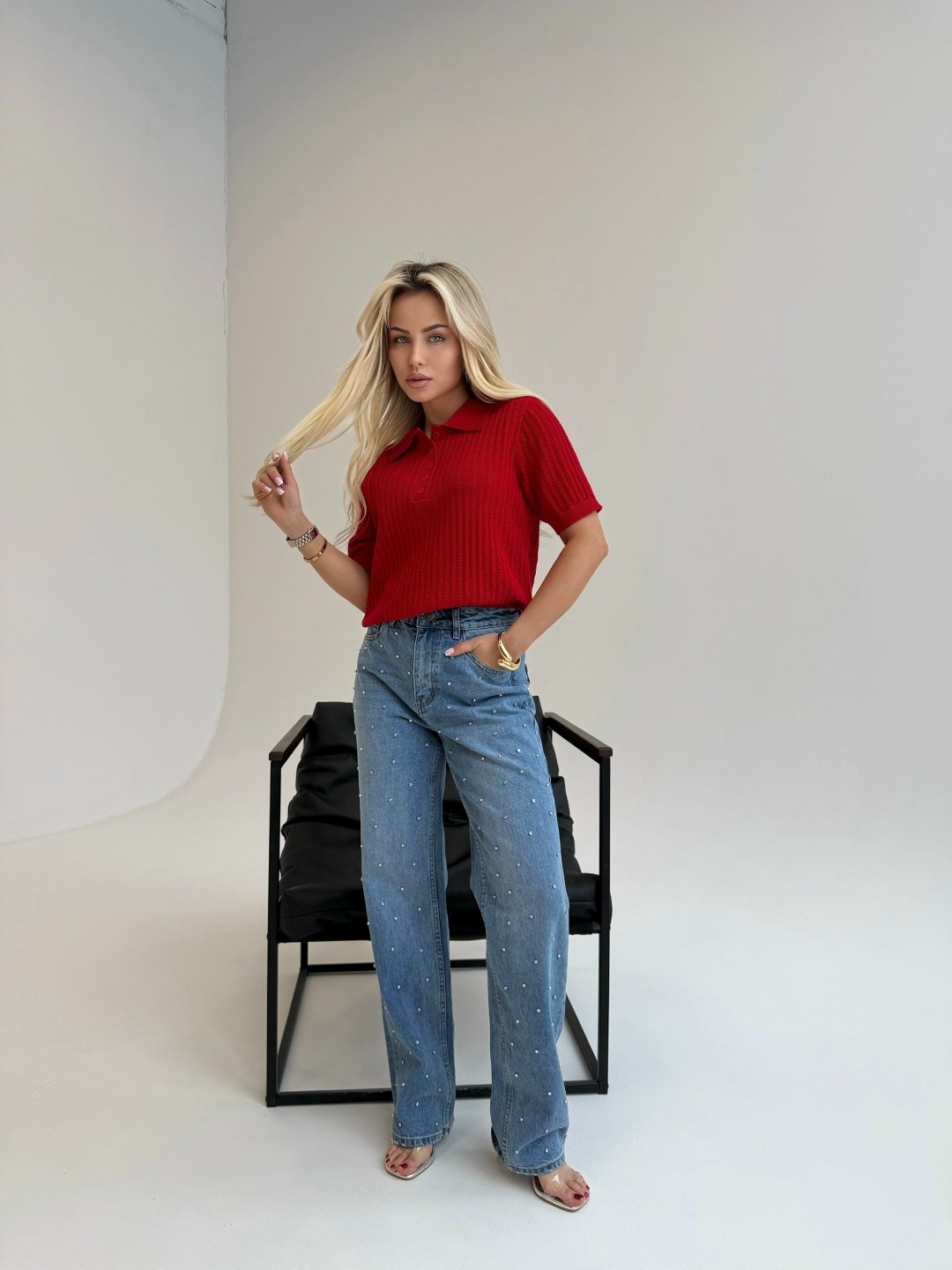 женский джемпер,женская кофта,джемпер,рубашка женская,джемпер свободного силуэта из тонкого трикотажа "лапша" брусничного цвета