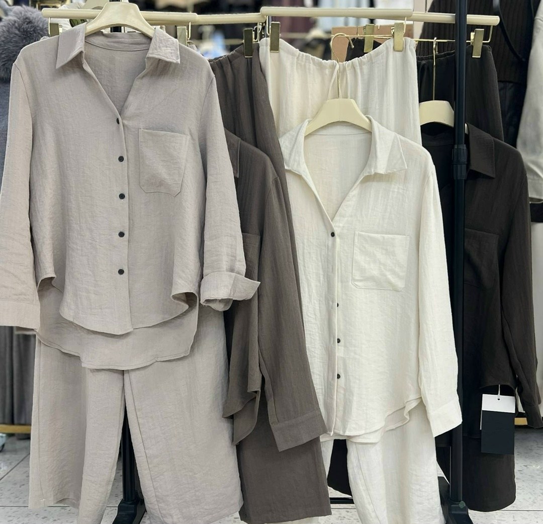 женский костюм,комплект костюм,льняной костюм,костюм бежевый