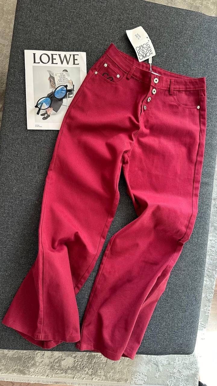 красные джинсы,джинсы бордовые,розовые джинсы,широкие джинсы,модные джинсы