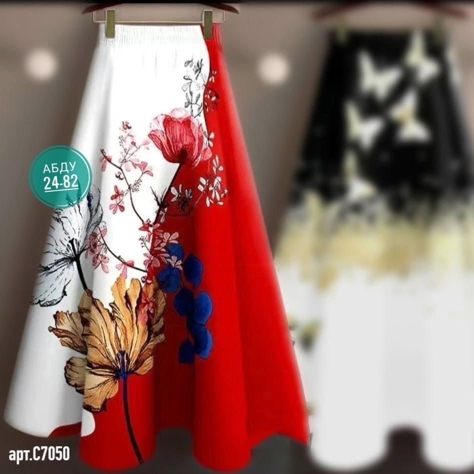 юбка женская,юбка,юбка с принтом,женская юбка с принтом,юбка средней длины