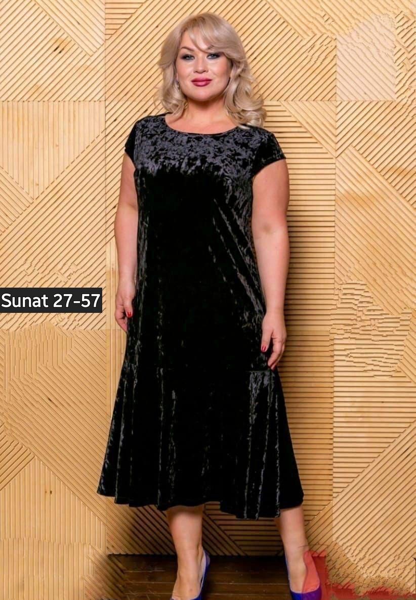 женское платье больших размеров,нарядное платье,платье женская,платье из велюра для полных,платье для полной женщины