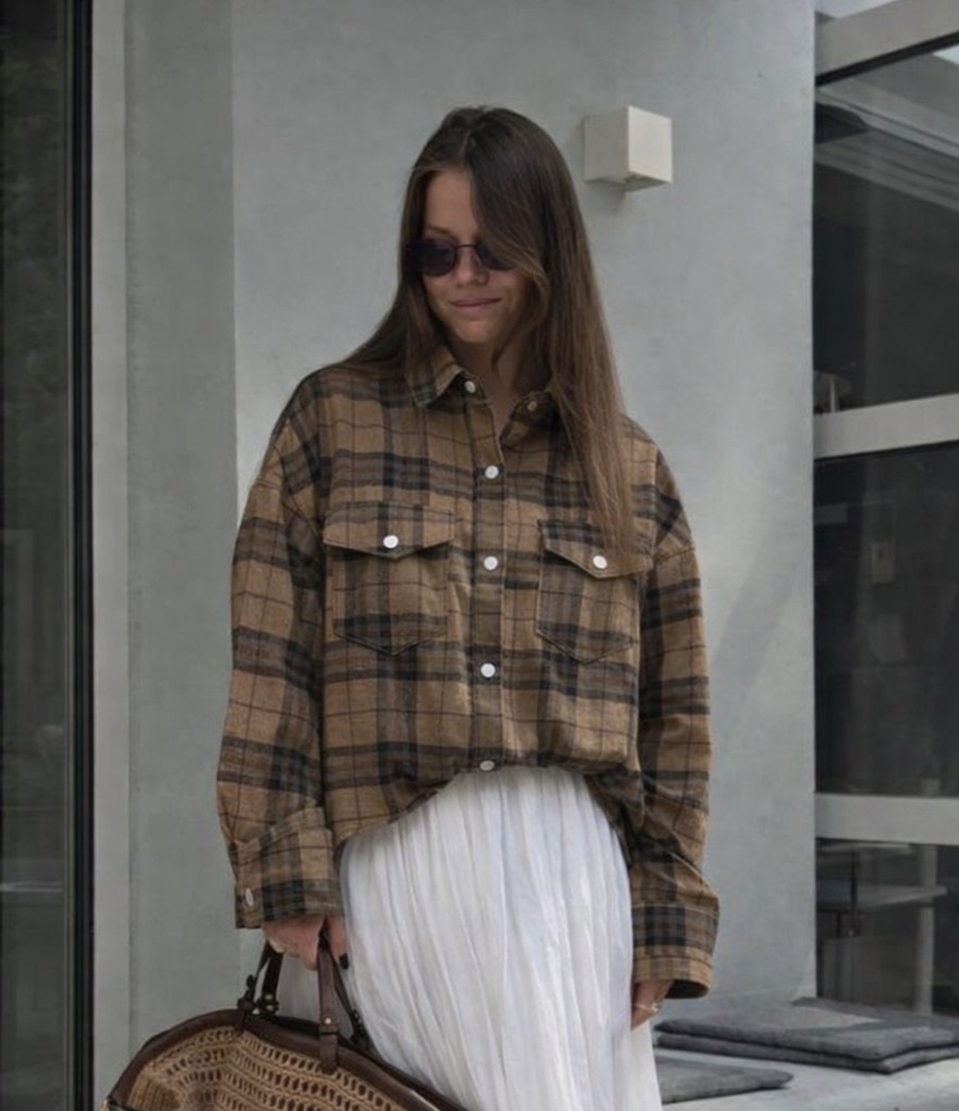 рубашка в клетку оверсайз летняя esstobee,рубашка женская в клетку,рубашка в клетку,женская оверсайз рубашка в клетку,рубашка в клетку оверсайз удлиненная