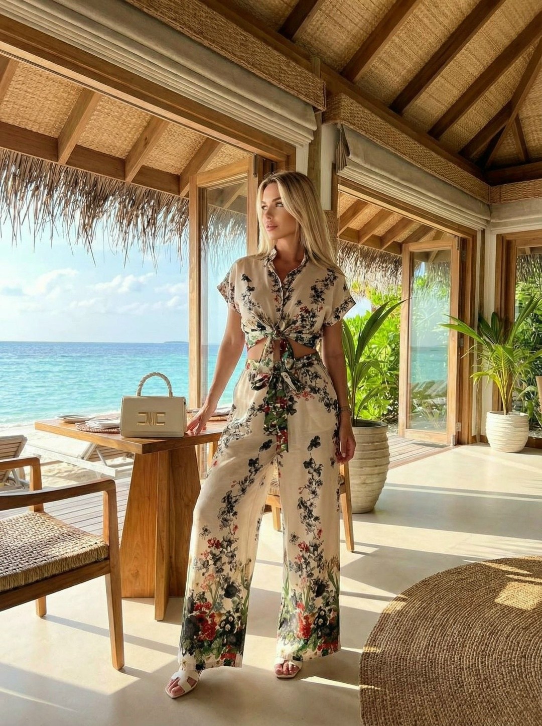 костюм в пижамном стиле,модные наряды,летние наряды,пижамный стиль,пляжные наряды