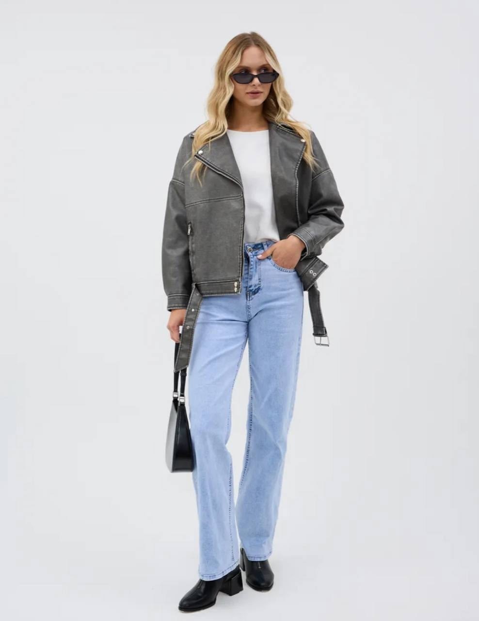 косуха серая винтажная куртка кожаная оверсайз aftfbasic,косуха винтажная кожаная куртка оверсайз aftfbasic,косуха винтажная куртка кожаная oversize серая monyken,косуха кожаная серая винтажная куртка