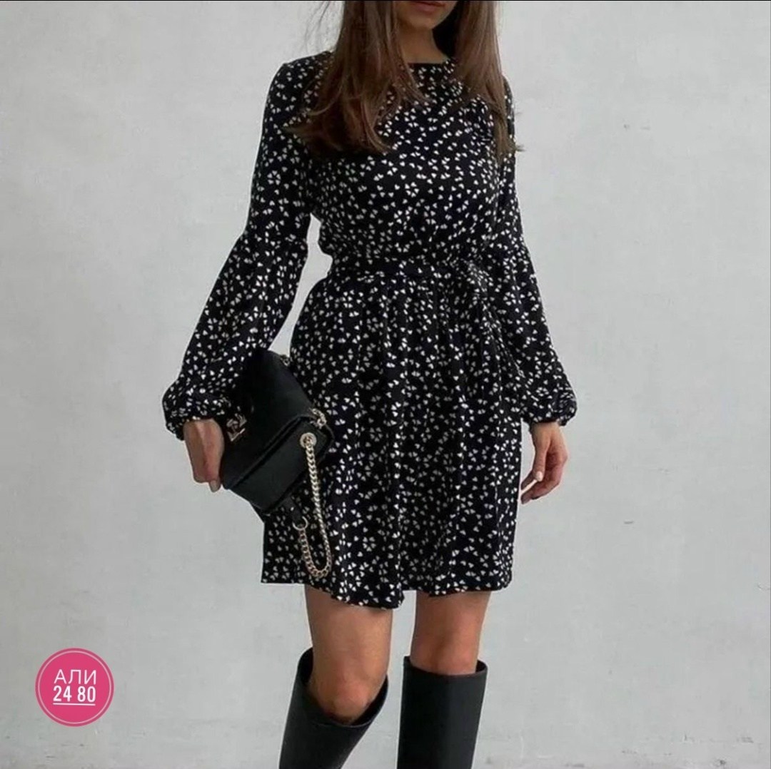 платье в горошек,платье,женское платье,платье женское арт. 1231487,платье женское 573914
