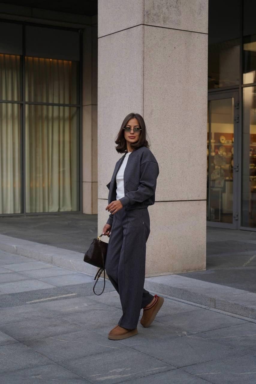 костюм брючный двойка tisana 259791957,бомбер женский "браун" коричневый,стильные куртки,бомбер куртка женская,бомбер женский