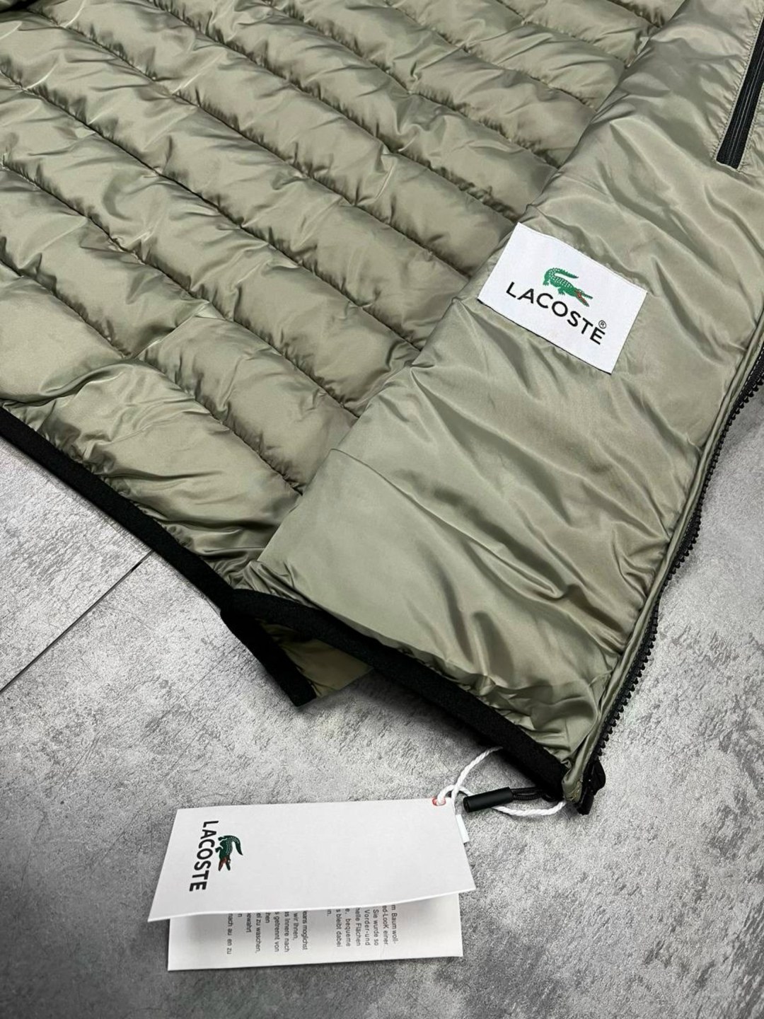 мужской пуховик lacoste long hooded quilted оливковый,пуховик lacoste,пуховик мужской lacoste,куртка lacoste,куртка зимняя lacoste