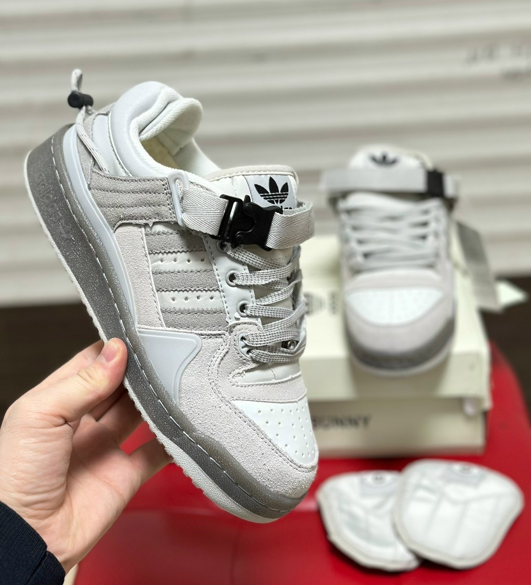 adidas forum low bad bunny grey,кроссовки adidas,женские кроссовки adidas,кроссовки bad bunny x adidas forum buckle low,кроссовки