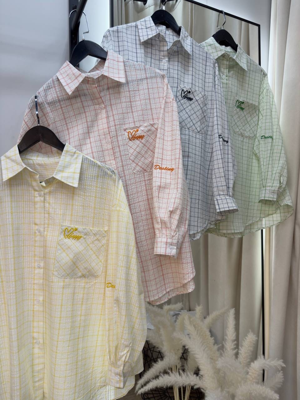 женская рубашка,стильная блуза,рубашка,рубашка в клетку женская оверсайз,стильная рубашка