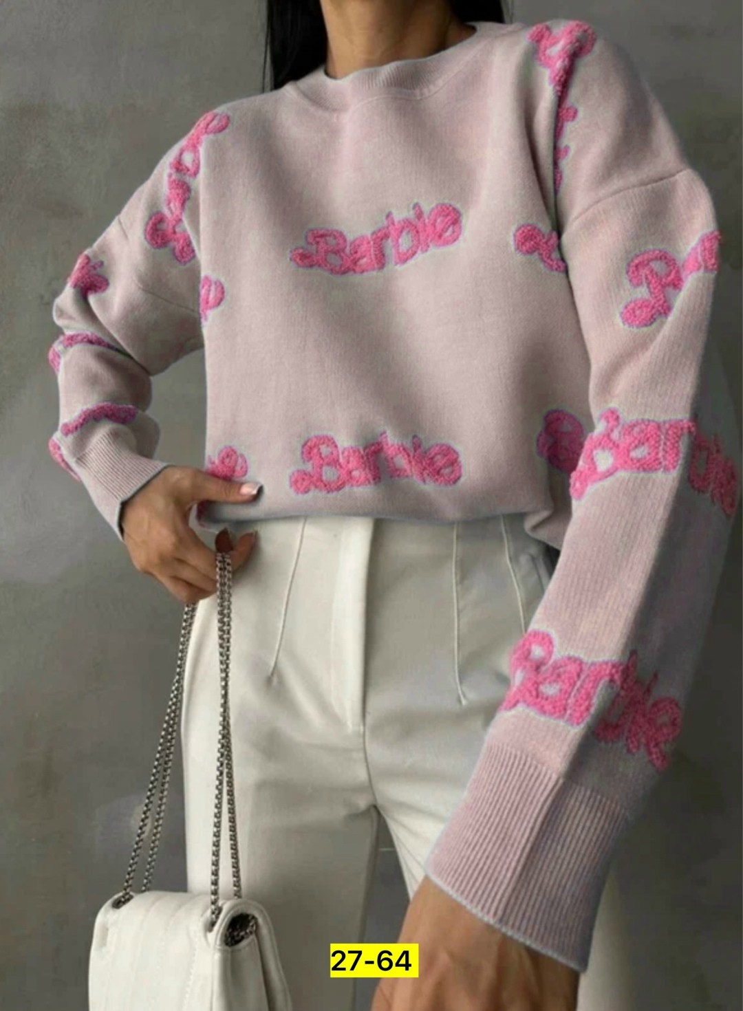 укороченный свитер в стиле barbie,кофта женская,свитшот женская,свитер оверсайз вязаный barbie,кофта