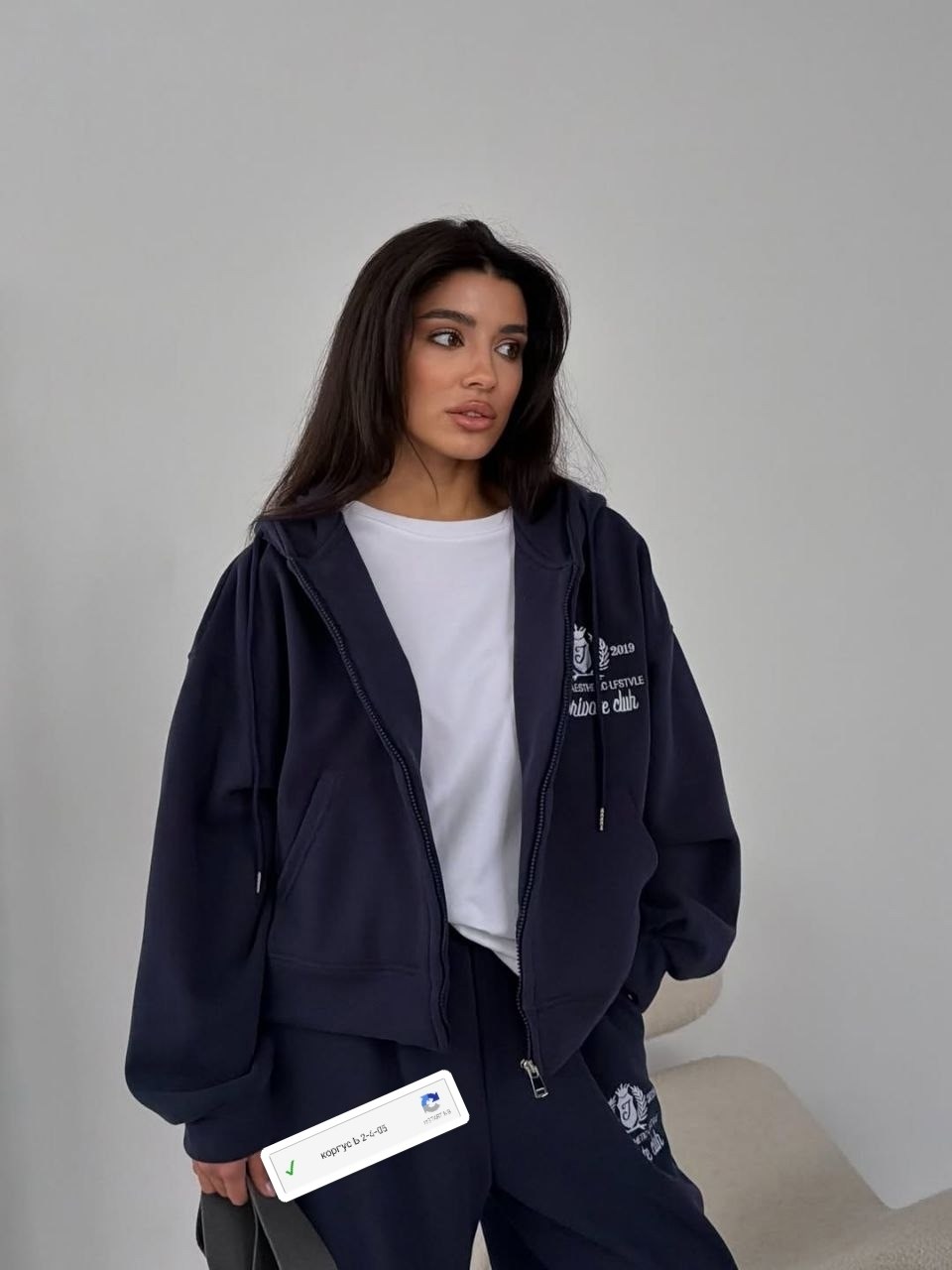 спортивный костюм оверсайз,спортивный костюм женский,женский костюм,костюм спортивный оверсайз с начесом палаццо и зип худи micca 526679758,спортивный костюм