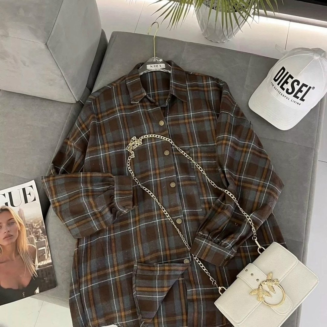 женская рубашка в клетку,женская рубашка,рубашка оверсайз в клетку,клетчатая рубашка,рубашка женская в клетку оверсайз