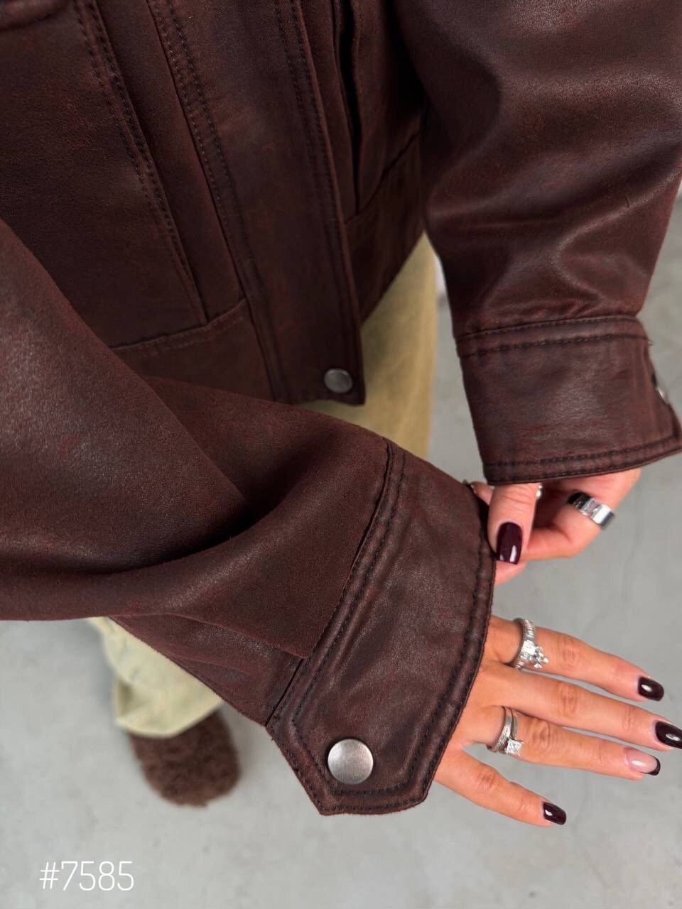 куртка бомбер оверсайз кожаная c&c fashion,кожаная куртка,куртка из экокожи,кожаная куртка женская коричневая,куртка кожаная женская