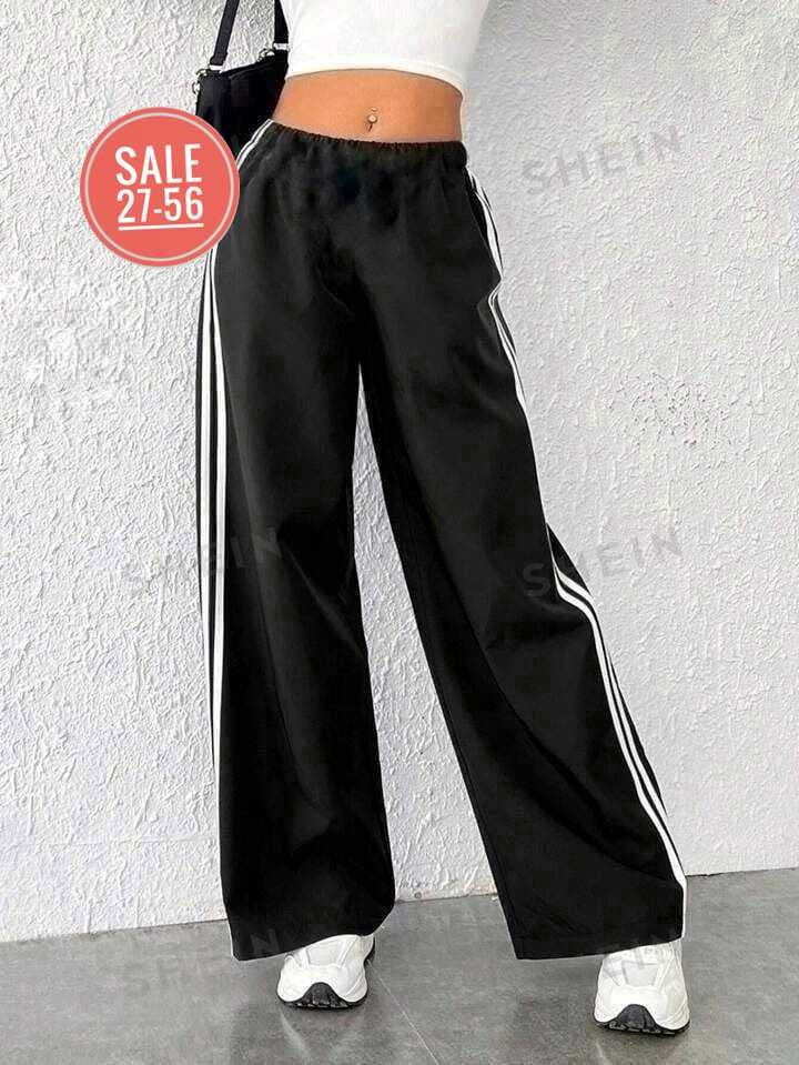 двухсторонние штаны,штаны с полосками,двойные штаны,спортивные штаны,спортивные женские штаны с лампасами