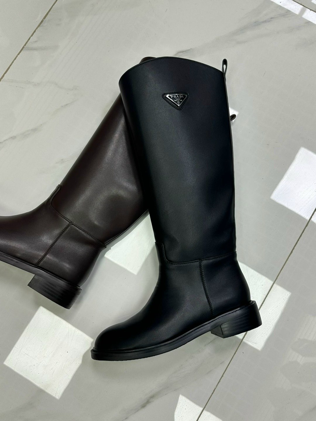 женские сапоги,сапоги прада,сапоги prada,сапоги демисезонные,высокие сапоги