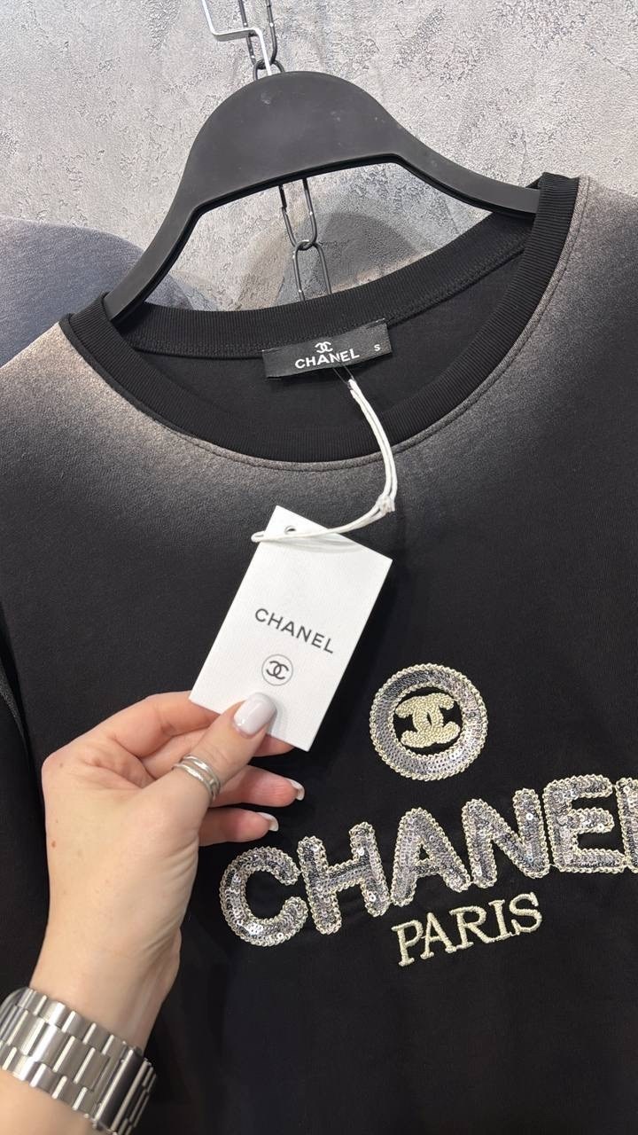 в стиле шанель,одежда шанель,футболка женская chanel,футболка шанель,футболка chanel