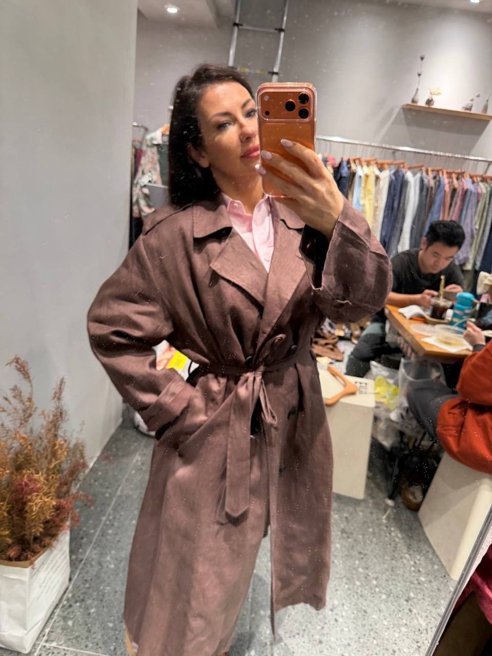 тренч плащ,тренч оверсайз,бежевый тренч,плащ тренч длинный,тренч