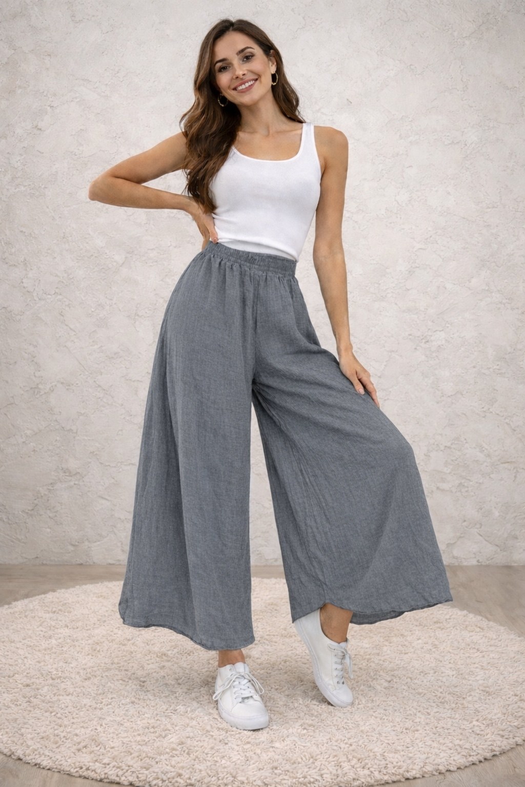 брюки женские кюлоты,кюлоты голубой,женские кюлоты,широкие брюки летние палаццо,брюки кюлоты