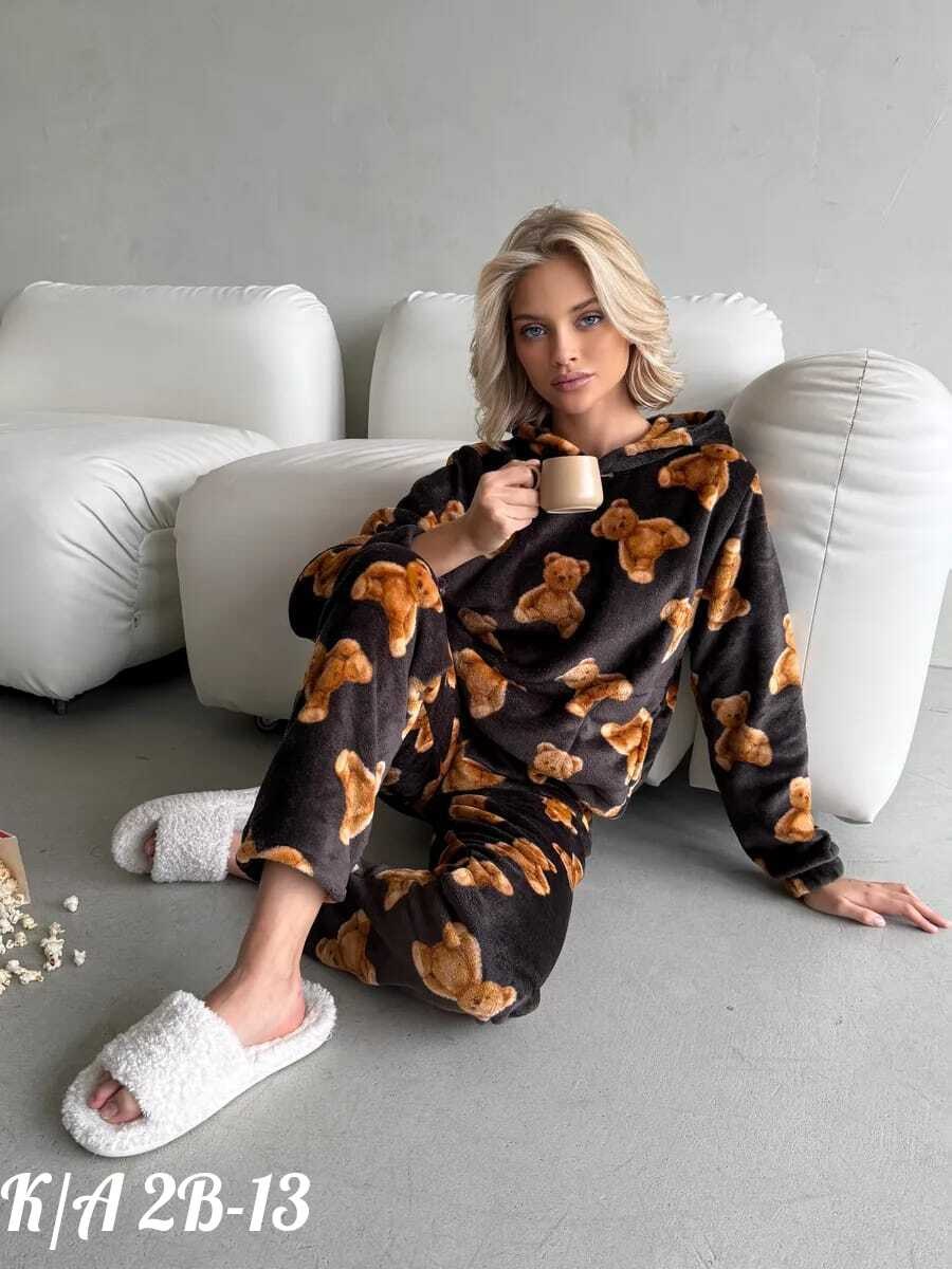 пижама со штанами теплая домашняя,пижама теплая,женская пижама,пижама люкс,пижама сити текс