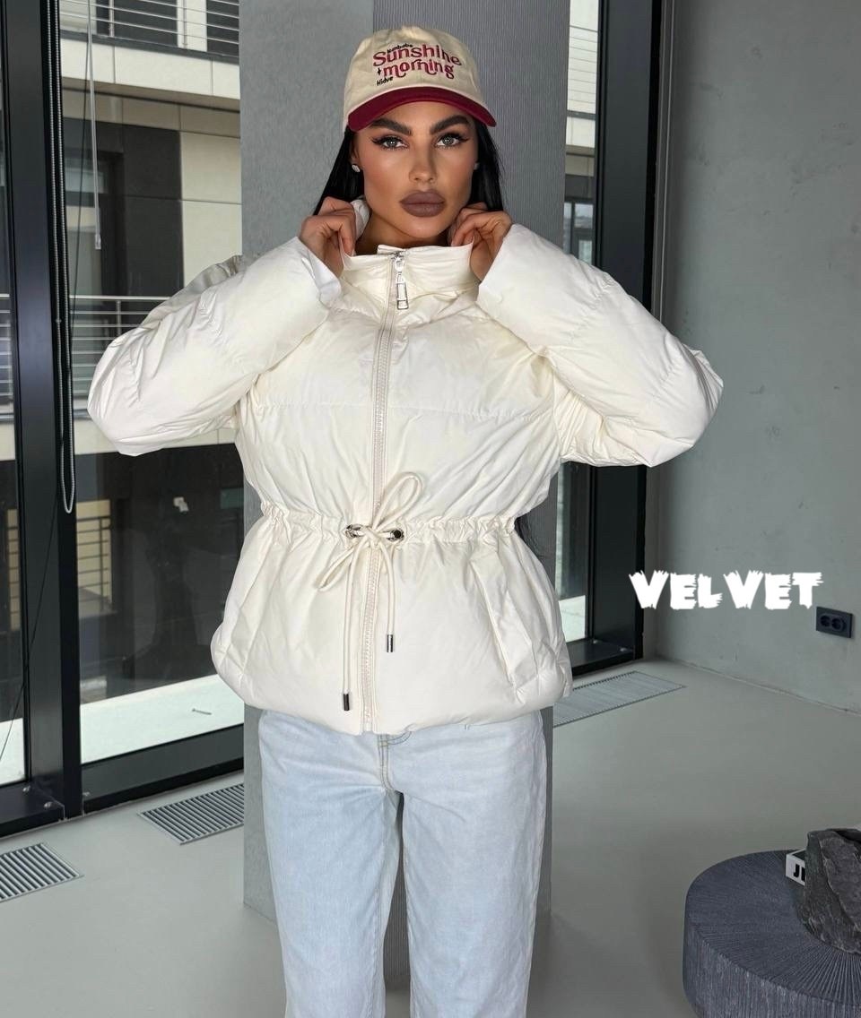 женская куртка,куртка белая,куртка,куртка на завязках,пуховик перламутровый