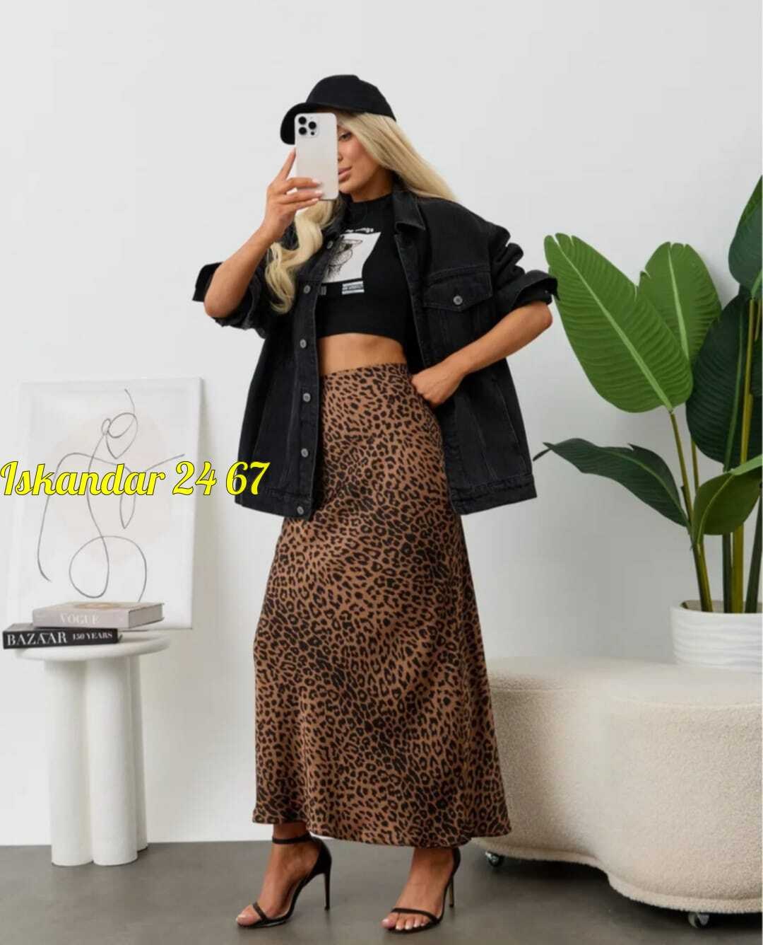 юбка леопард макси атласная из шелка mio stile,юбка с леопардовым принтом макси,женская длинная юбка-макси с леопардовым принтом,женская атласная юбка-годе с леопардовым принтом,юбка с леопардовым при