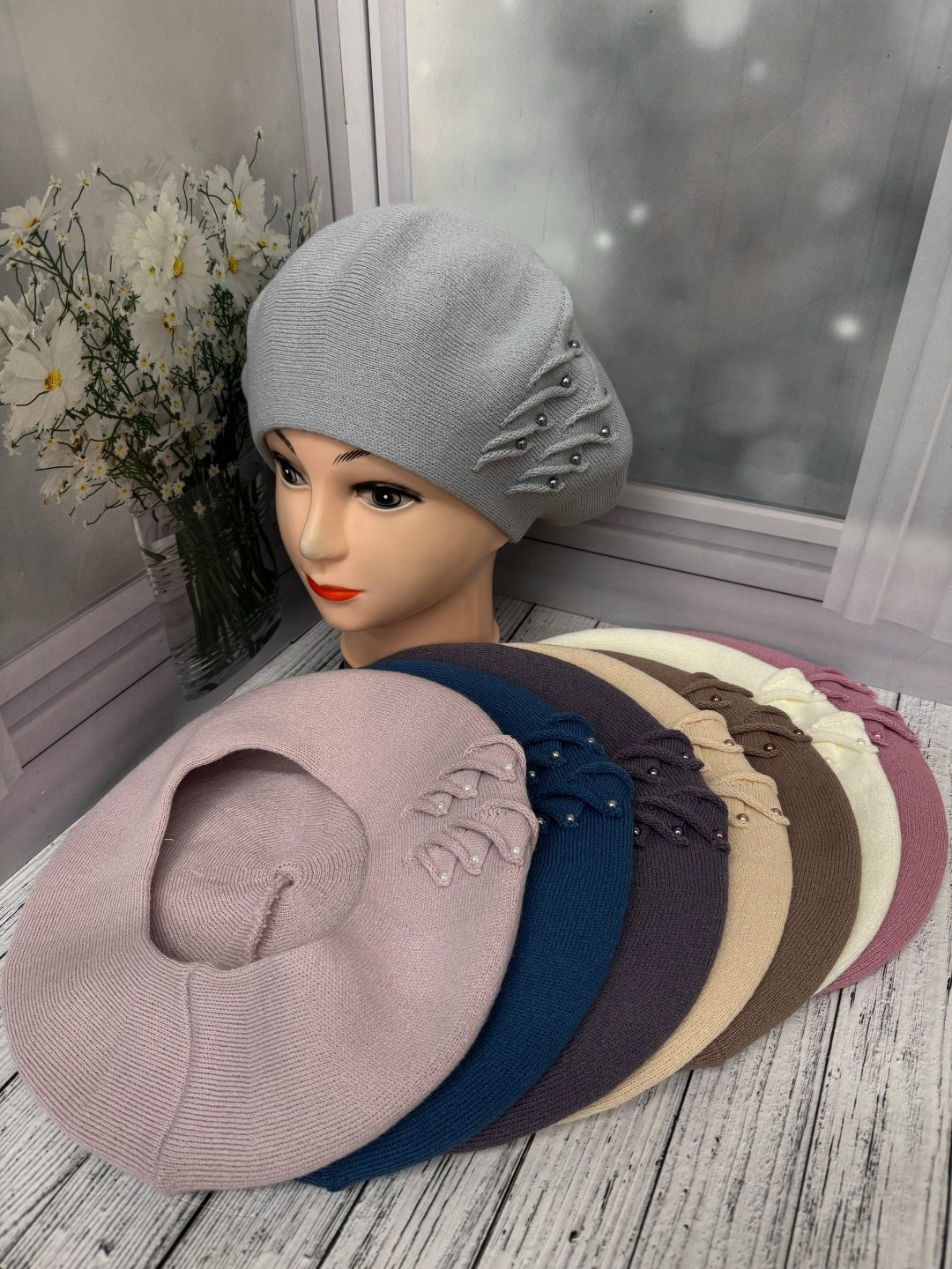 берет,берет женский,шапка женская,шапка женская вязаная,шапка для женщин
