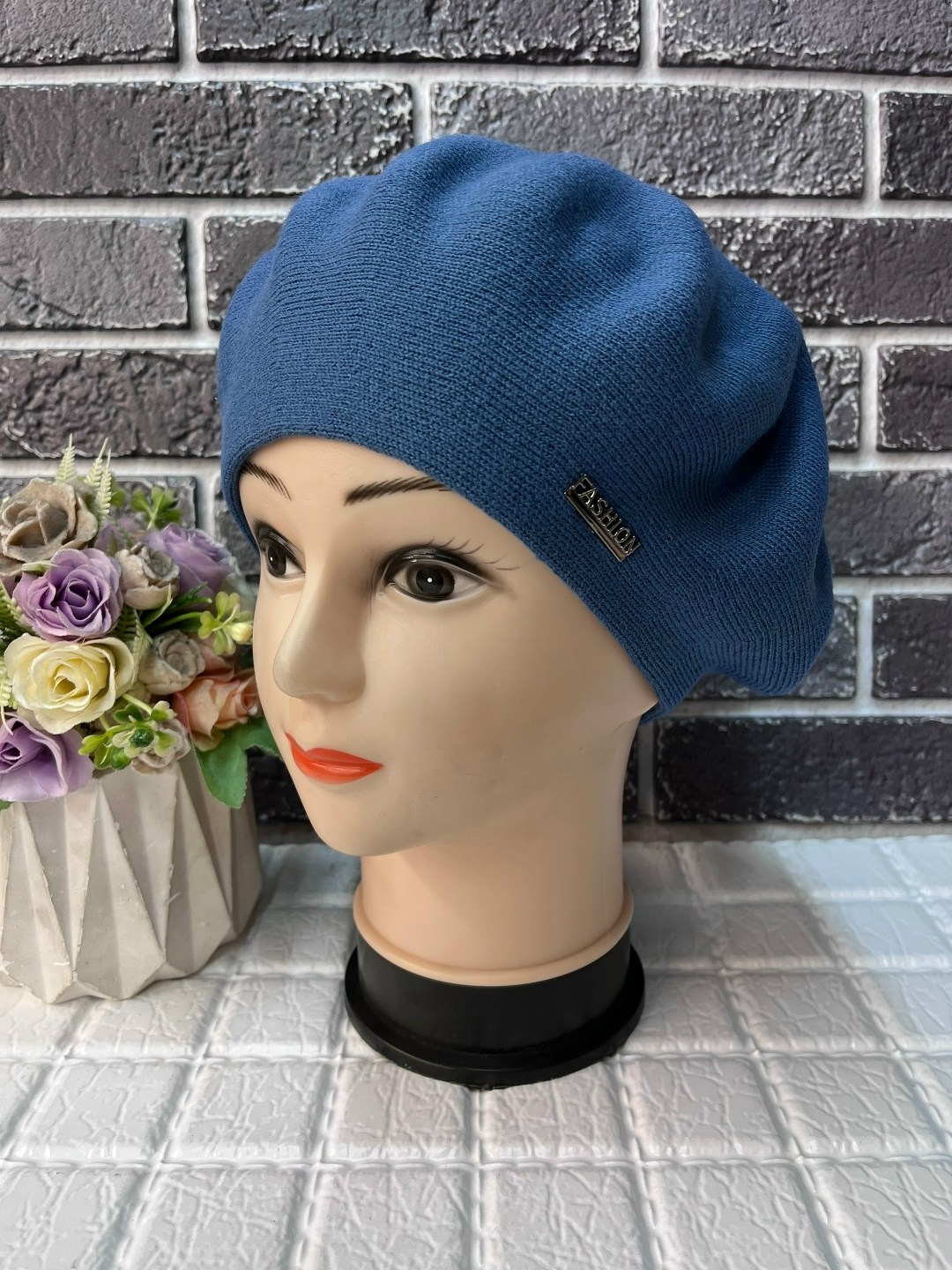 женский берет,берет, береты женские,женская шапка,берет двойной