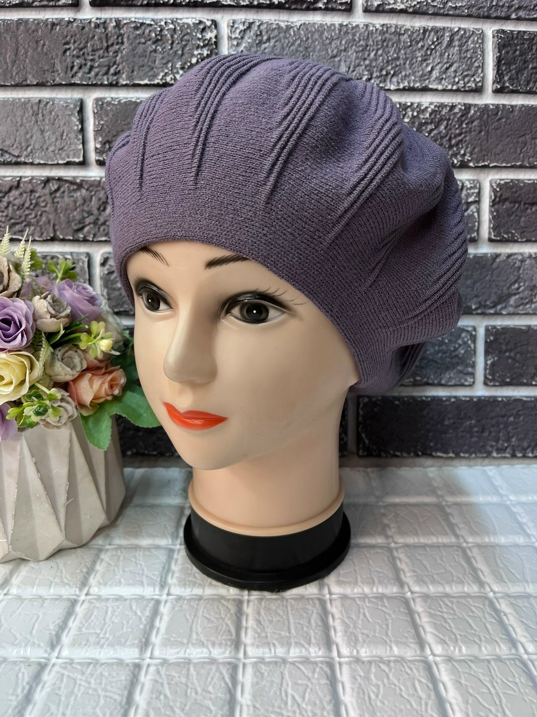 берет двойной,берет,берет женский,беретки женские весенние,шапка для женщин