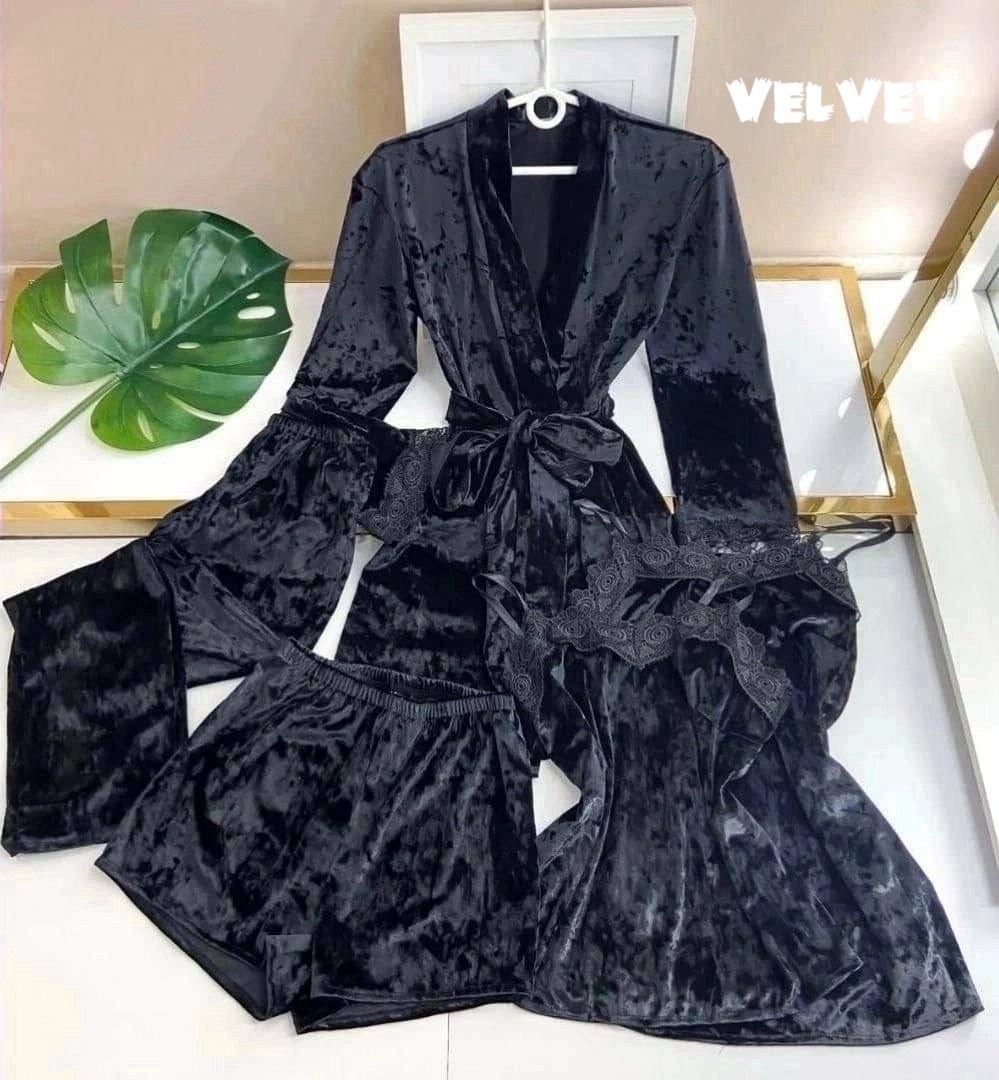 пижама комплект 5 в 1,пижама велюровая женская,пижама велюровая со штанами комплект 5 в 1,пижама комплект женская,комплект пижамный тройка велюр