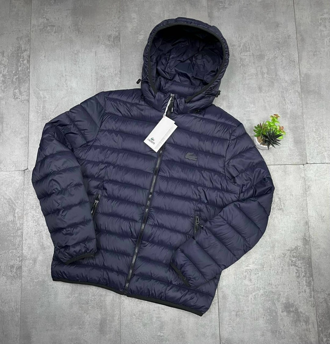 мужской пуховик lacoste long hooded quilted оливковый,пуховик lacoste,пуховик мужской lacoste,куртка lacoste,куртка зимняя lacoste