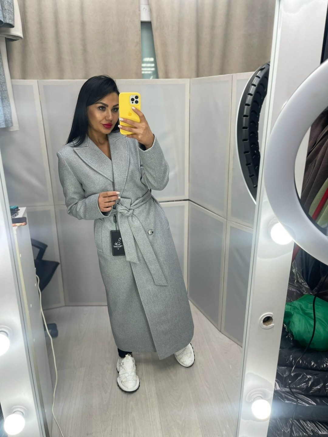 стильное пальто,модное пальто,пальто женское,серое пальто женское длинное,пальто длинное