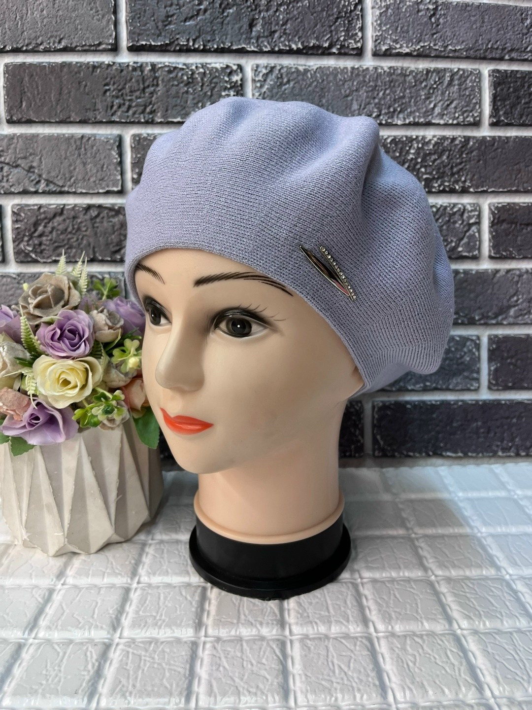 женский берет,берет, береты женские,женская шапка,берет двойной