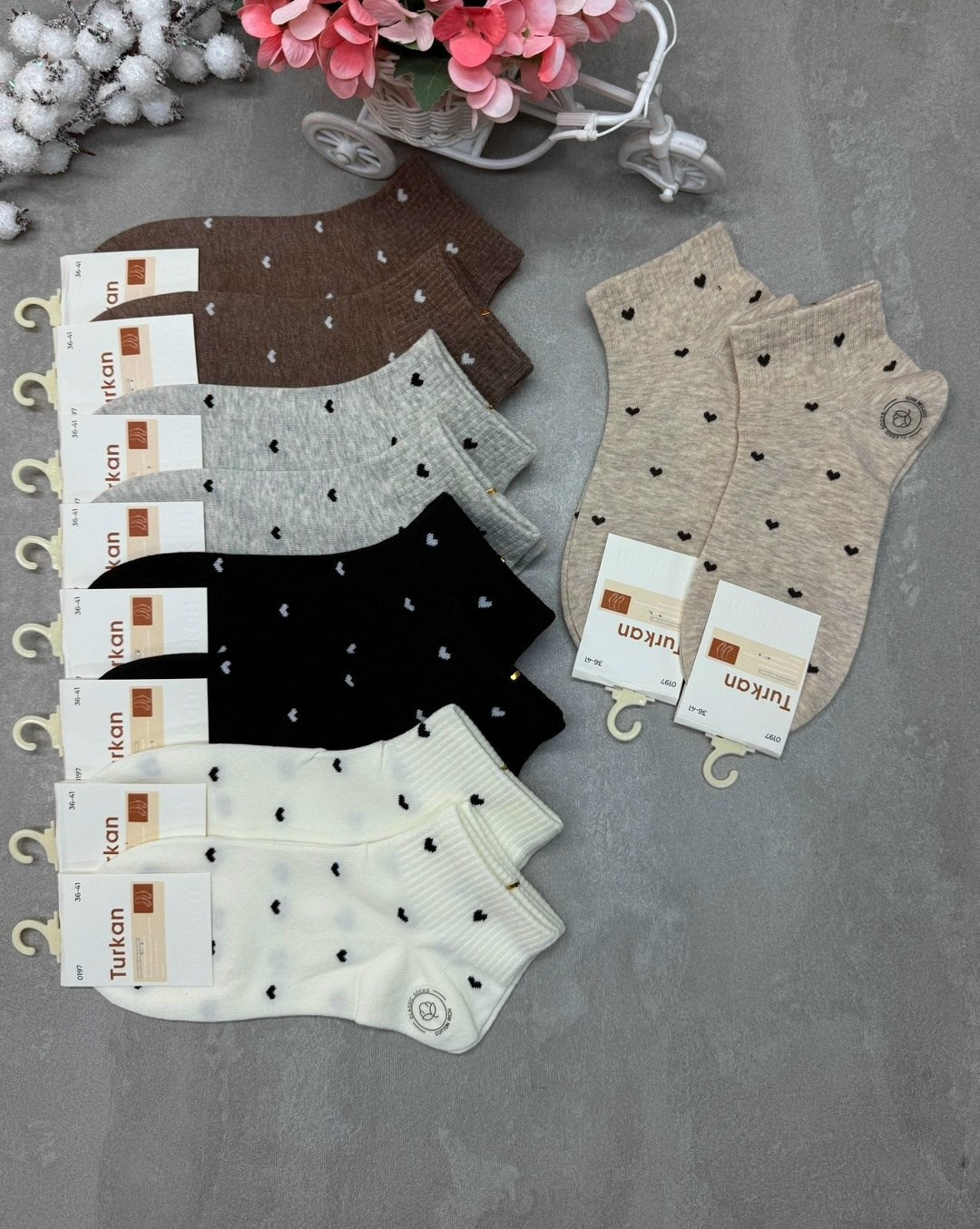 носки женские 10 пар,носки женские,комплект носки женские,носки женские 5 пар 36-41 turkan,носки средние спортивные в горошек набор 5 пар syltan