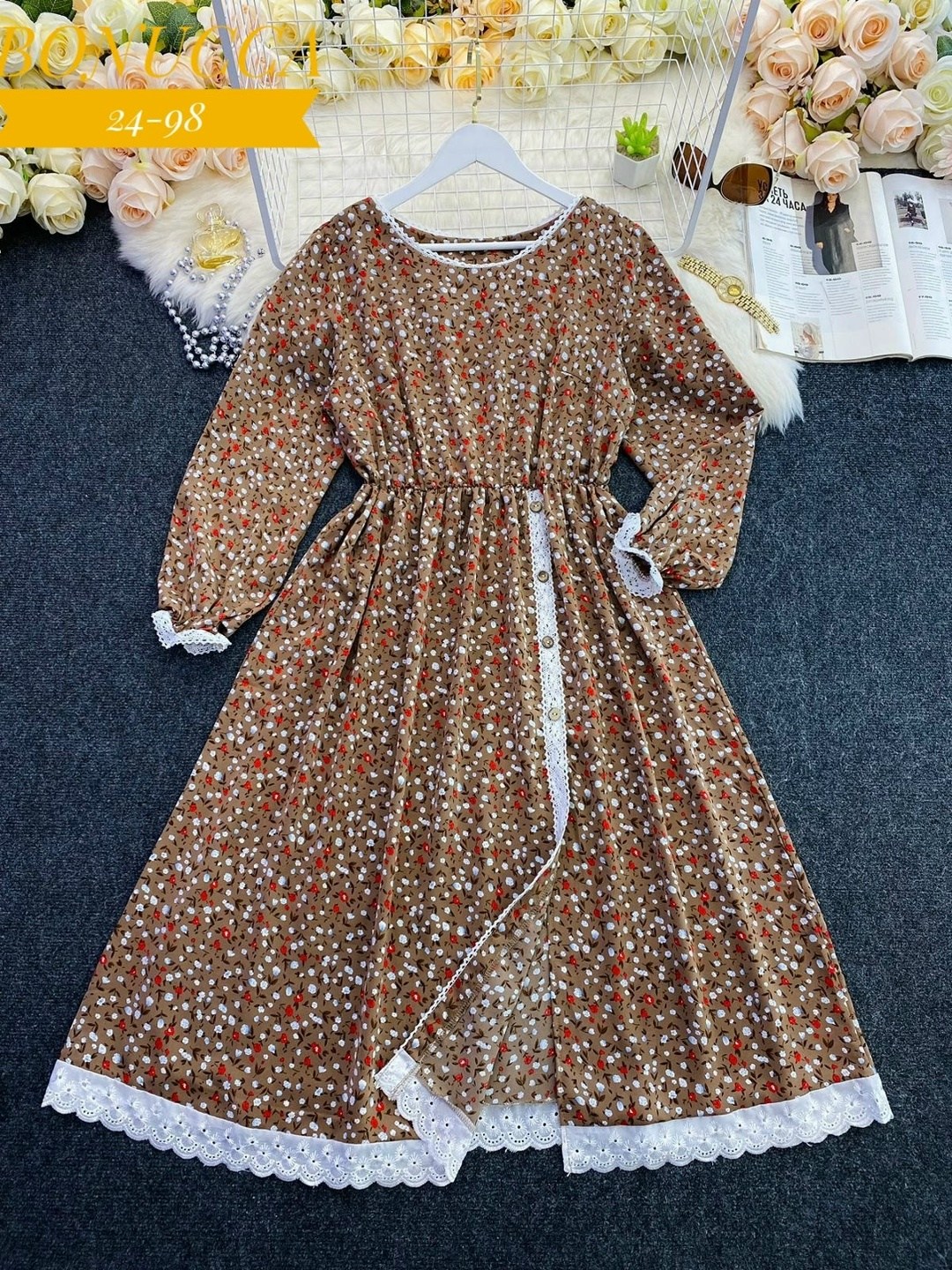 женское платье больших размеров,женское платье шифоновое,женское платье,платье кантри,платье винтажное