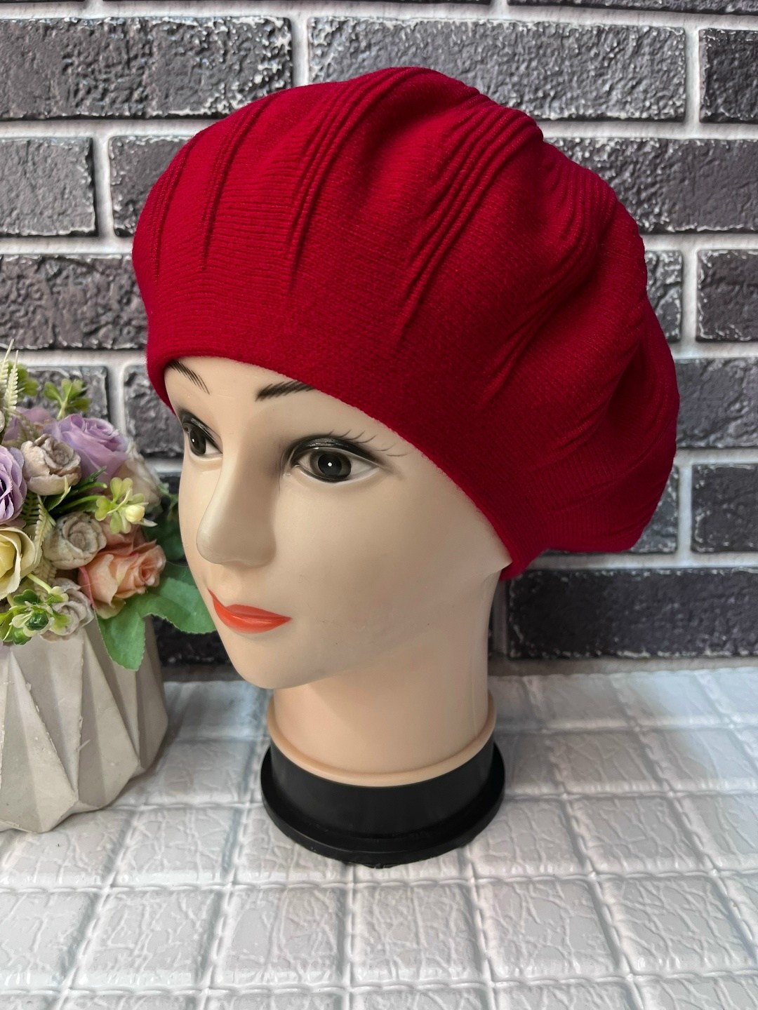 берет двойной,берет,берет женский,беретки женские весенние,шапка для женщин