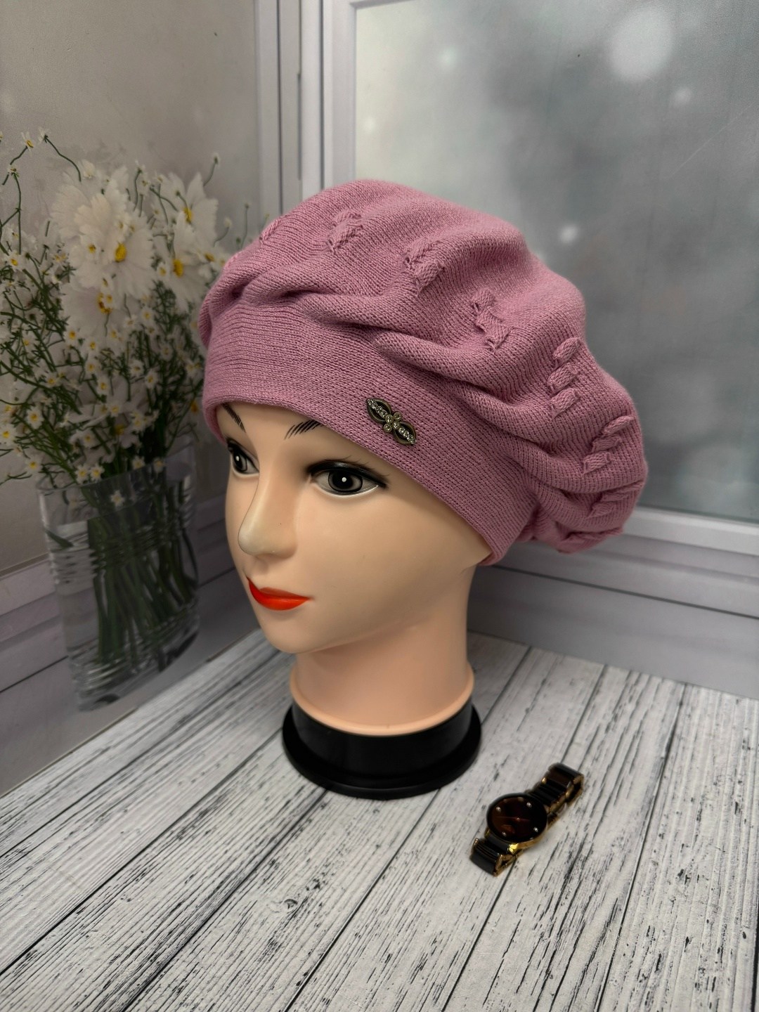 берет женский,берет,шапка женская,шапка для женщин,женская вязаная шапка