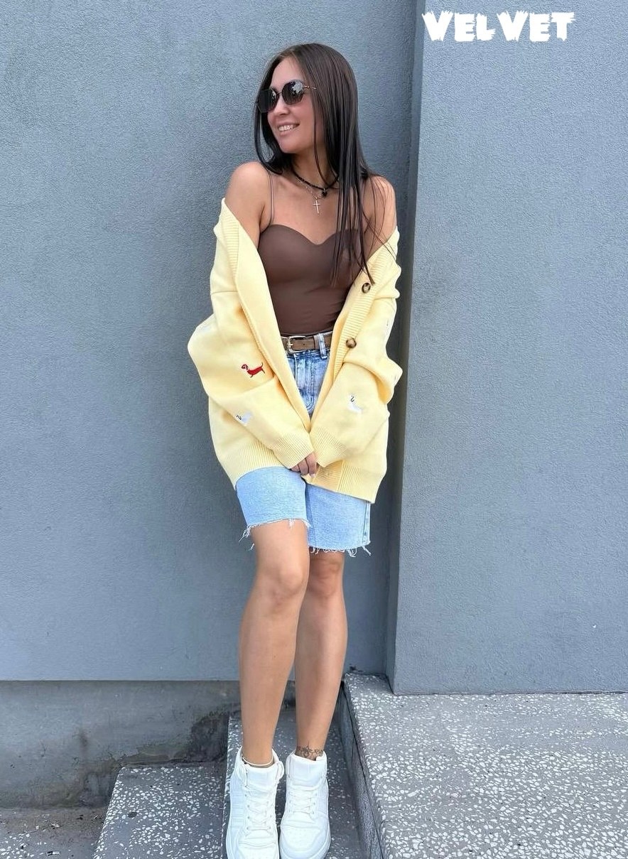 кардиган оверсайз с трендовой вышивкой,женский кардиган,кардиган розовый,кардиган,кофта кардиган